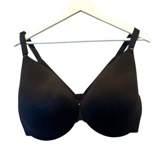 Cacique Women’s Back Smoother Lightly Lined Full Coverage Bra Black 42G